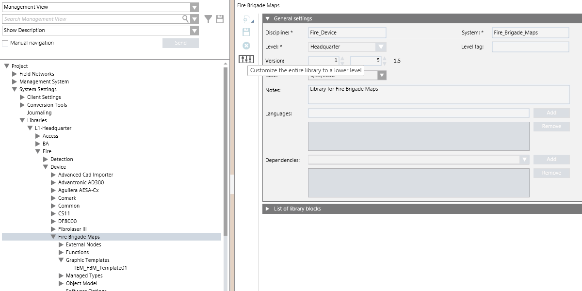 Schritt 1: Gesamte Bibliothek anpassen