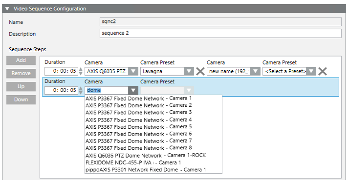 Sequenzkonfiguration